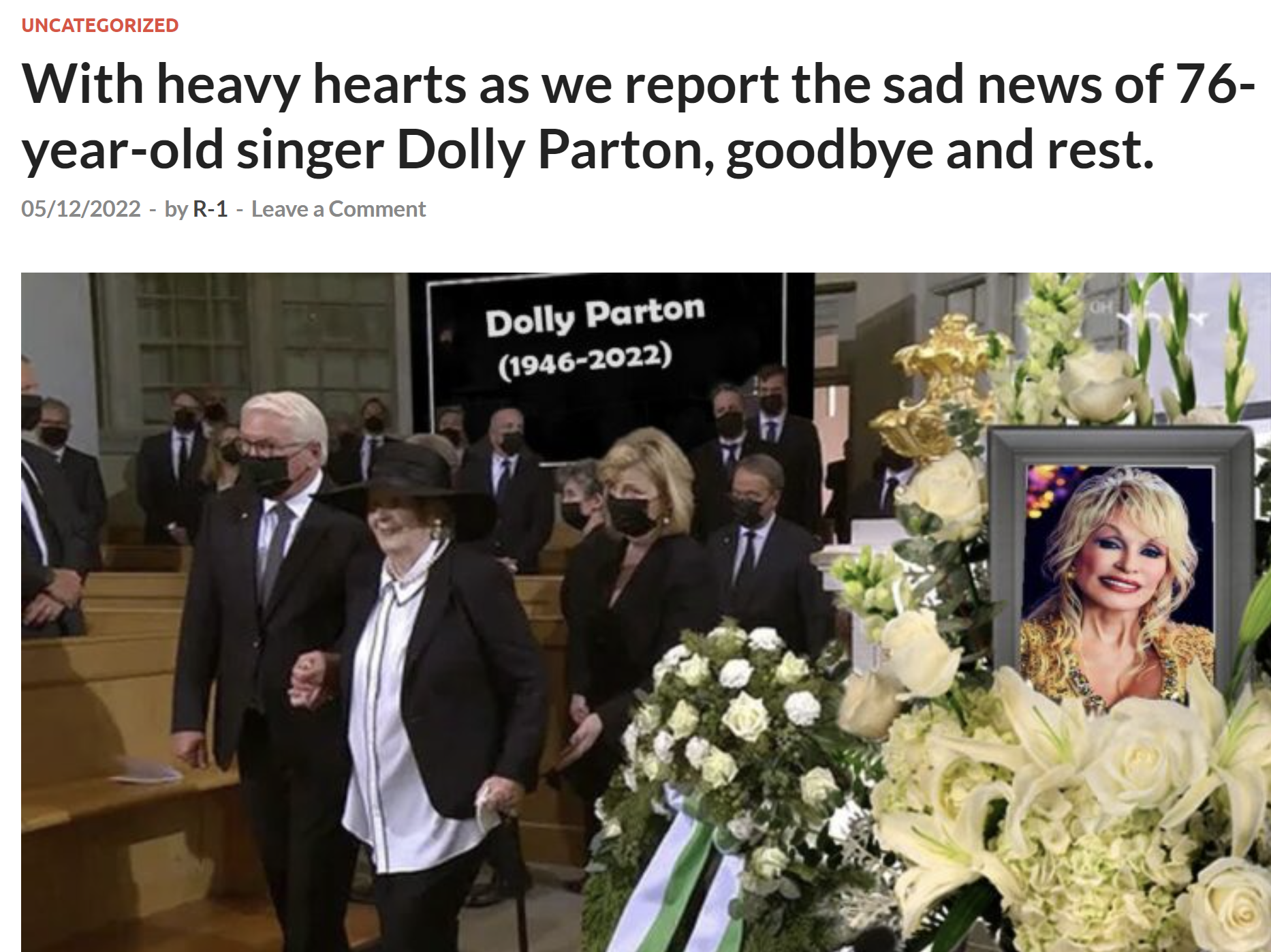 Fact Check Dolly Parton Has NOT Passed Away As Of December 5, 2022